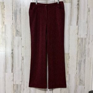 Weekenders Burgundy Women's Trousers